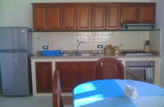 Villa Capri Spa Boca Chica apartment kitchen